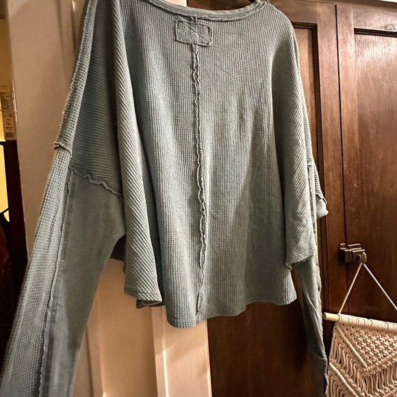 NWOT we the free large- green top - Picture 5 of 6